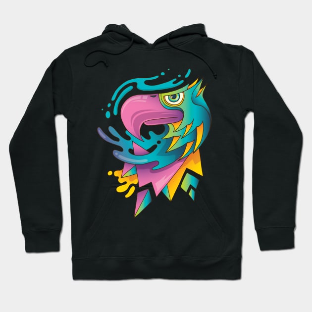 Seahawk Hoodie by mobiiart